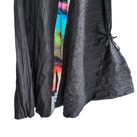 Rare Viviana Gabeiras Colorful Abstract Maxi Dress Art To Wear Women’s Size XL - Picture 10 of 15